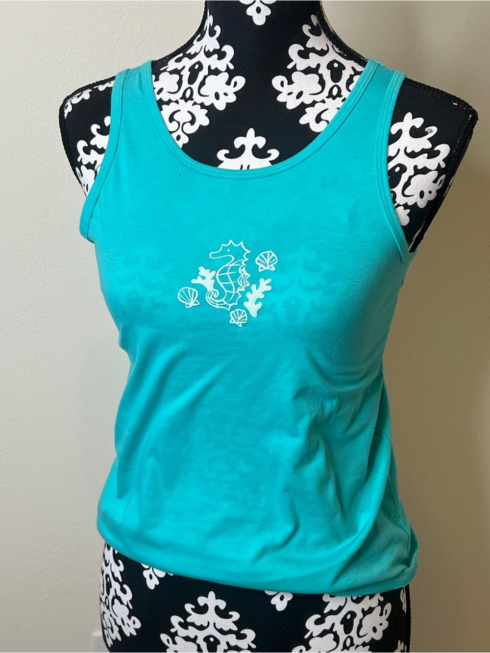 Y2K Seahorse Tank Top